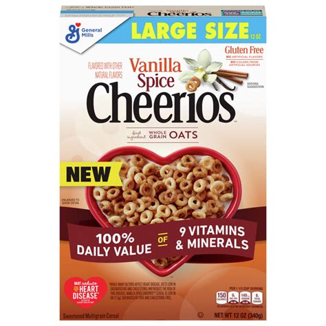 Save On General Mills Cheerios Vanilla Spice Cereal Large Size Gluten Free Order Online Delivery