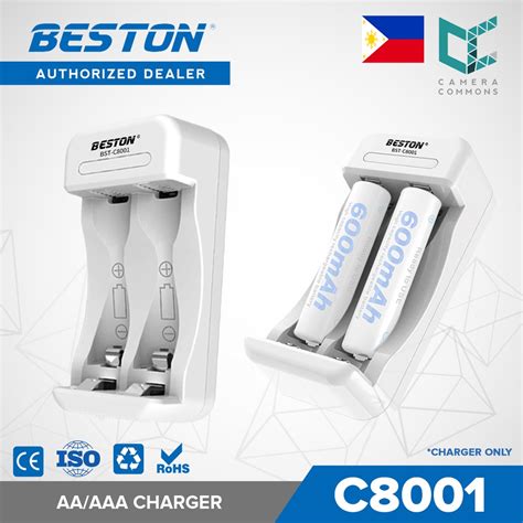 Beston C8001 2 Bay Charger Battery Charger For AA AAA Rechargeable