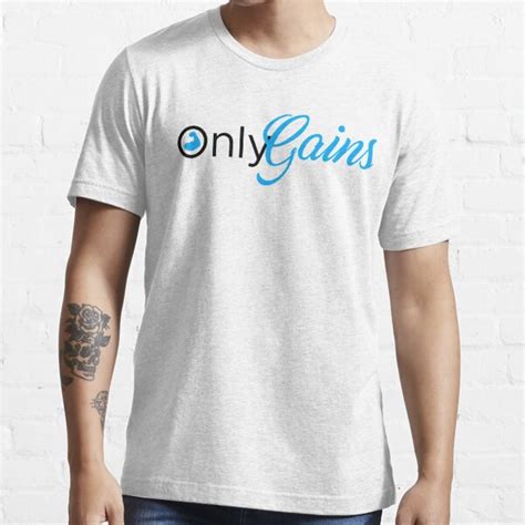 Only Gains Essential T Shirt By Jack3d Redbubble