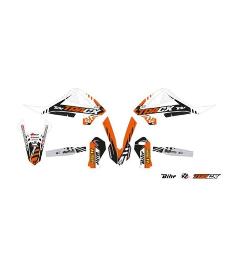 Kit déco KUTVEK Tracx orange KTM SX65