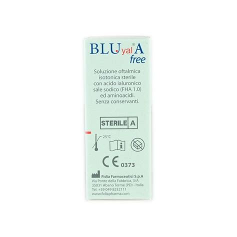 Blu Yal A Free Soluzione Oftalmica Isotonica Con Acido Ialuronico