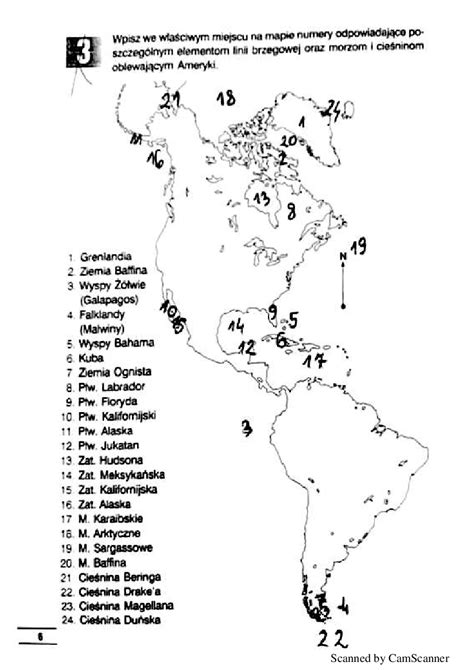 Geografia Ameryka Północna I Południowa Test Margaret Wiegel