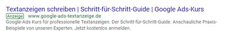 Überzeugende Textanzeigen für Google Ads schreiben Tipps Tricks