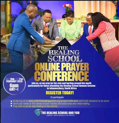 Healing School Online Prayer Conference Copy Min Pastor Chris Live Usa