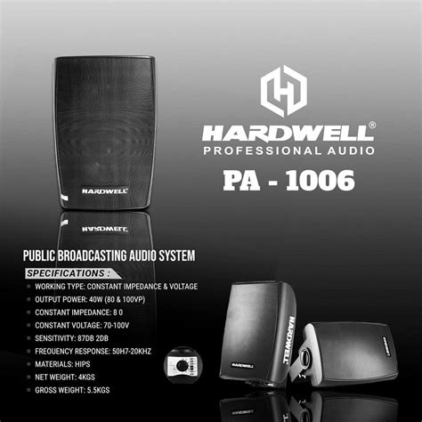 Jual Speaker Pasif Hardwell Pa Original Hardwell Bisa Pakai