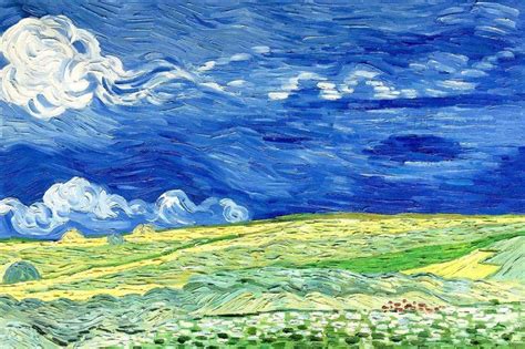 Wheatfield Under Thunderclouds Reproduction