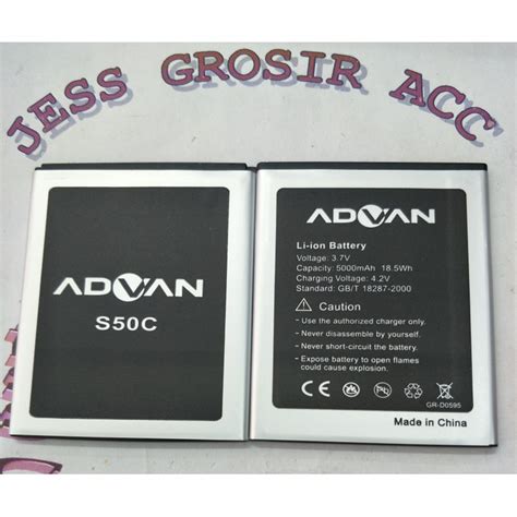 Jual Baterai Battery Advan Vandroid S C S C Double Power Mah