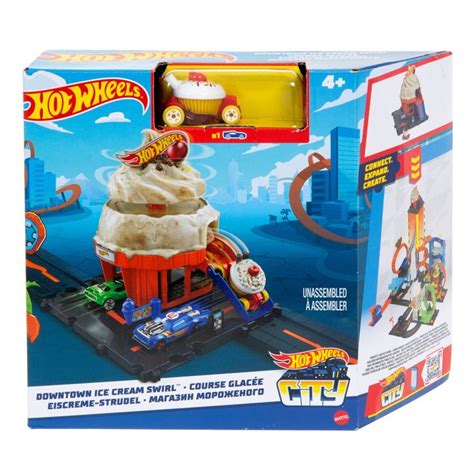 Hot Wheels City Gelaterie Superheroes Toyszone Ice Cream Swirl Hot