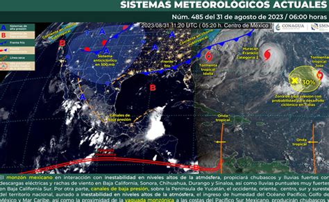 Aguas Se Esperan Fuertes Lluvias Y Altas Temperaturas En Varios