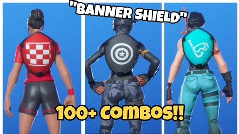 NEW BANNER SHIELD BACKBLING ON 100 SKINS YouTube