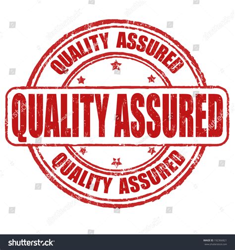 quality assured grunge rubber stamp  vector de stock libre de