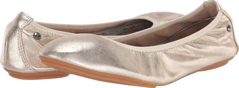 Hush Puppies Womens Chaste Ballet Flat Gold Metallic Hush Puppies