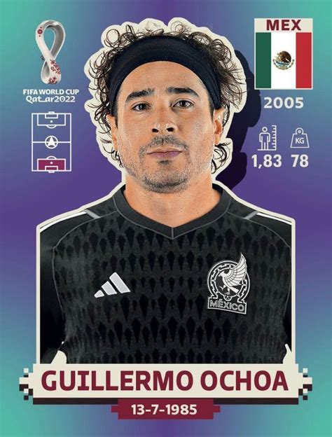 1 Guillermo Ochoa Figurinhas Da Copa Cartaz De Futebol Copa Do Mundo