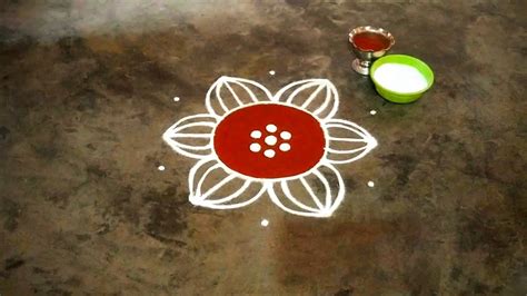 Panguni Uthiram Special Rangoli Dots Latest Flower Kolam