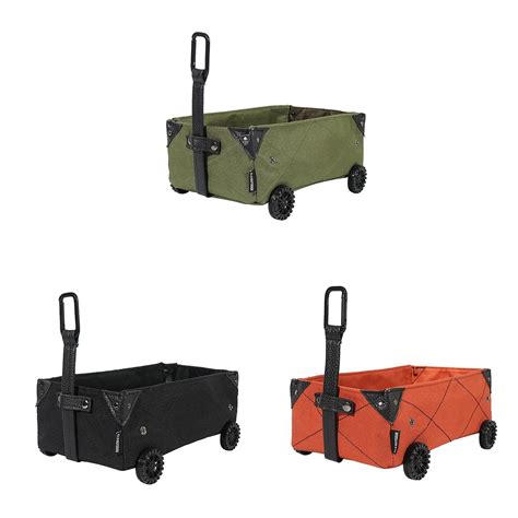 3PCS Flodable Multipurpose Wagon Cart Camping Trolley Cart With Wheels