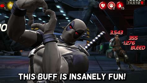 He Slaps This Champ Buff Is So Much Fun Deadpool Xforce Marvel Contest Of Champions Youtube