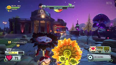 More Plants Vs Zombies Garden Warfare 2 Gameplay Vampire Sunflower Ps4 Youtube