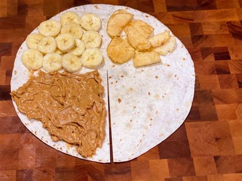 Peanut Butter Banana Crunch Wrap 5 Minutes Food By Joe