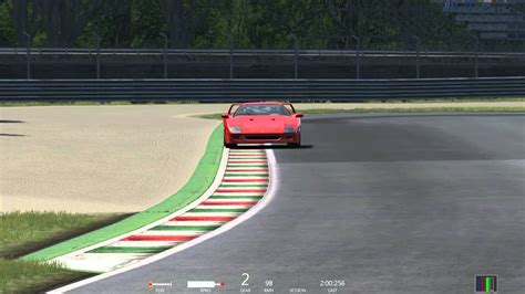 Assetto Corsa Ferrari F40 Monza 2 00 2x Youtube