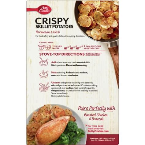 Betty Crocker™ Parmesan And Herb Crispy Skillet Potatoes 42 Oz King Soopers