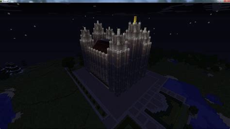 Salt Lake City Temple Grounds Minecraft Map