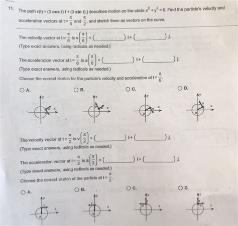 Solved The Path R Cos T I Sin T J Describes Chegg