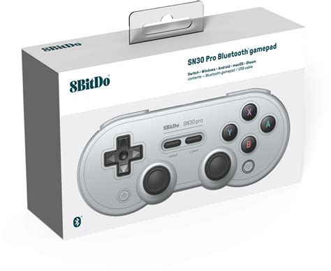 Customer Reviews Bitdo Sn Pro Bluetooth Gamepad Gray Dm Best Buy