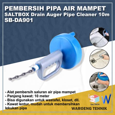 Jual Pipe Cleaner Meter Saltbox Drain Auger Alat Pembersih Saluran