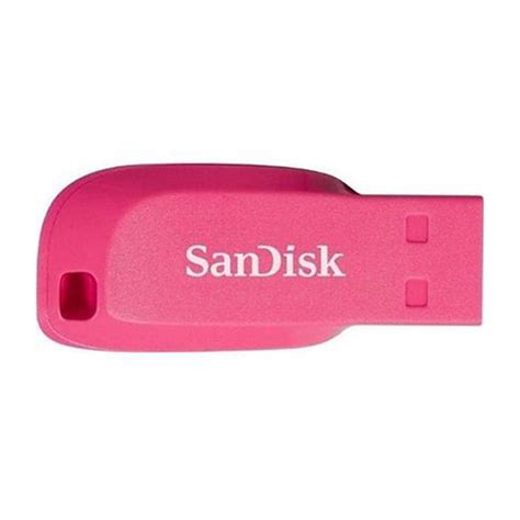 แฟลชไดร์ฟ Sandisk Cruzer Blade 16gb Electric Pink