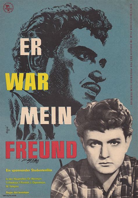 Filmplakat Er War Mein Freund 1959 Filmposter Archiv