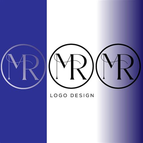 Dise O De Logotipo De Letra Inicial Mr Vector Premium