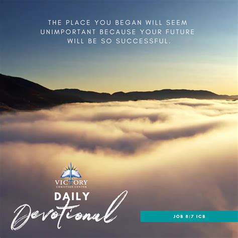 Daily Devotional October 6th — Victory Christian Center