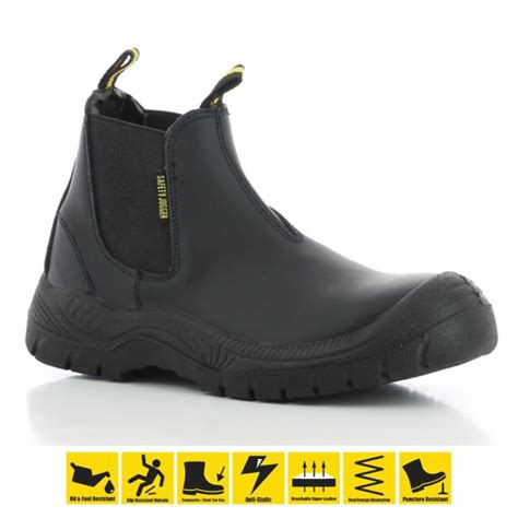 Safety Jogger Bestfit Slip-on High Cut Steel Toecap Safety Shoes ...