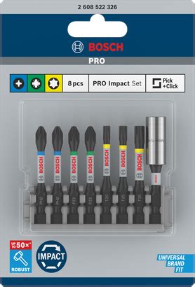 Juego De Brocas De Atornillar PRO Impact Bosch Professional