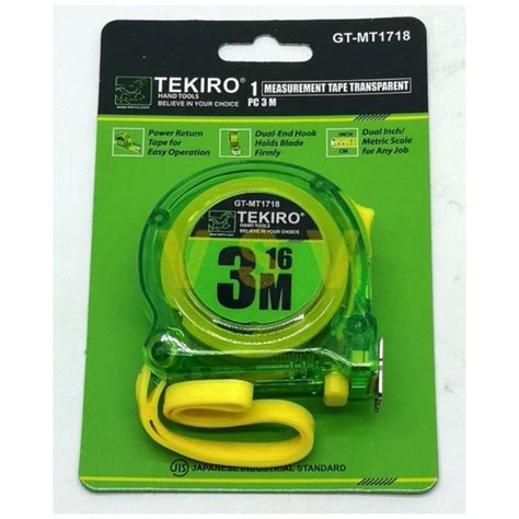 Jual Meteran M Tekiro Transparan Original Shopee Indonesia