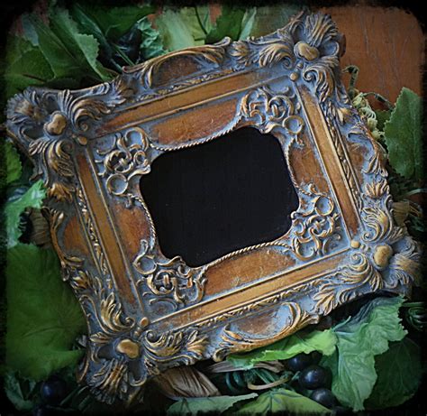 Scrying Mirror In Antiqued Frame Via OrboftheNight Etsy Scrying