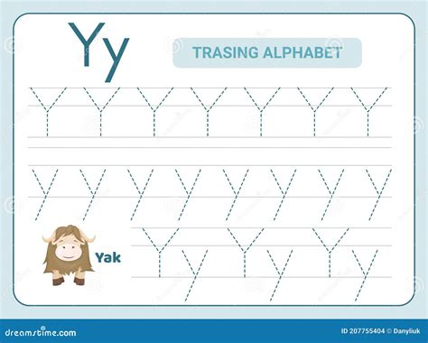 Free Letter Y Tracing Worksheets Letter Y Alphabet Tracing Worksheets