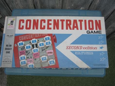 Concentration Board Game Vintage Retro Collectable Board Games