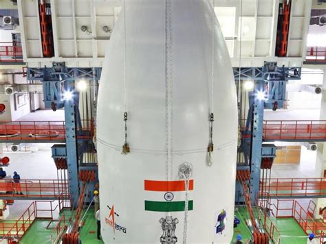 Chandrayaan 3 Spacecraft Mated At Top Of Indias Heavy Lift Rocket Lvm3