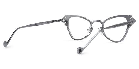 Chuchin Cat Eye Grey Eyeglasses Vooglam