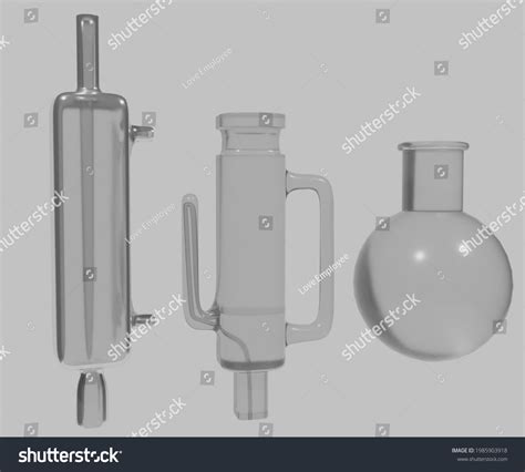 Soxhlet Extractor Isolated Image White Background