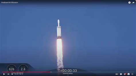 Falcon Heavy Viasat 3 Launch Fully Expendable Youtube