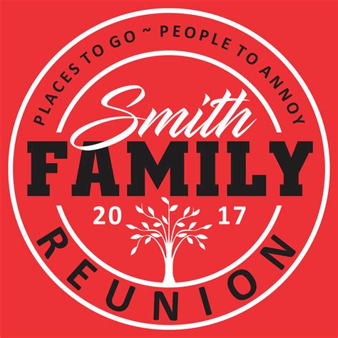 Family Reunion T Shirt Design Template | Designs4Screen.com | Family ...