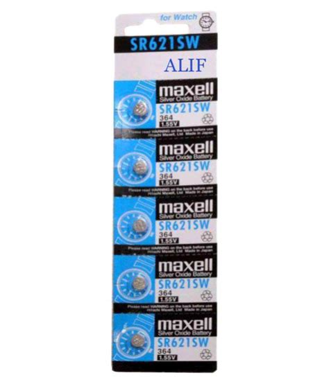 Alif Maxell Sr Sw Button Cell Battery Pack Of Buy Alif