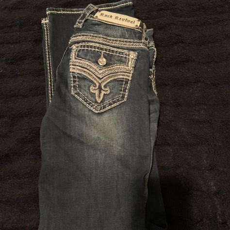 Women Rock Revival Jeans Size 26 Depop