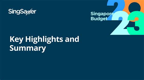 Singapore Budget 2023 Live Coverage: Key Highlights & Summary