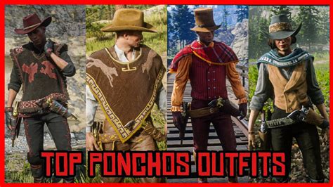 Red Dead Online Top Ponchos Outfits Ponchos Discounts Youtube