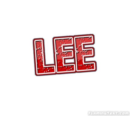 Lee Лого | Бесплатный инструмент для дизайна имени от Flaming Text