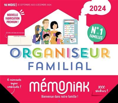 Organiseur Familial M Moniak Calendrier Organisation Familial