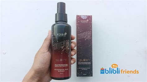 Review Studio Tropik Dreamsetter Glowy Setting Spray Bikin Make Up